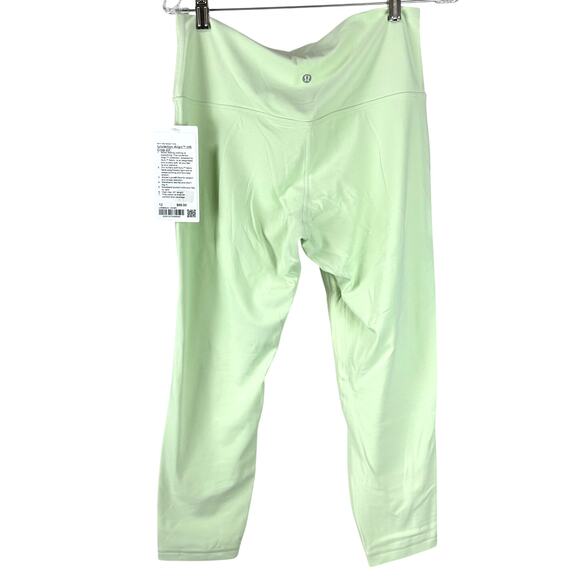Lululemon Align High-Rise Crop 23" Creamy Mint Women's Size 12 New With Tags - Picture 4 of 11